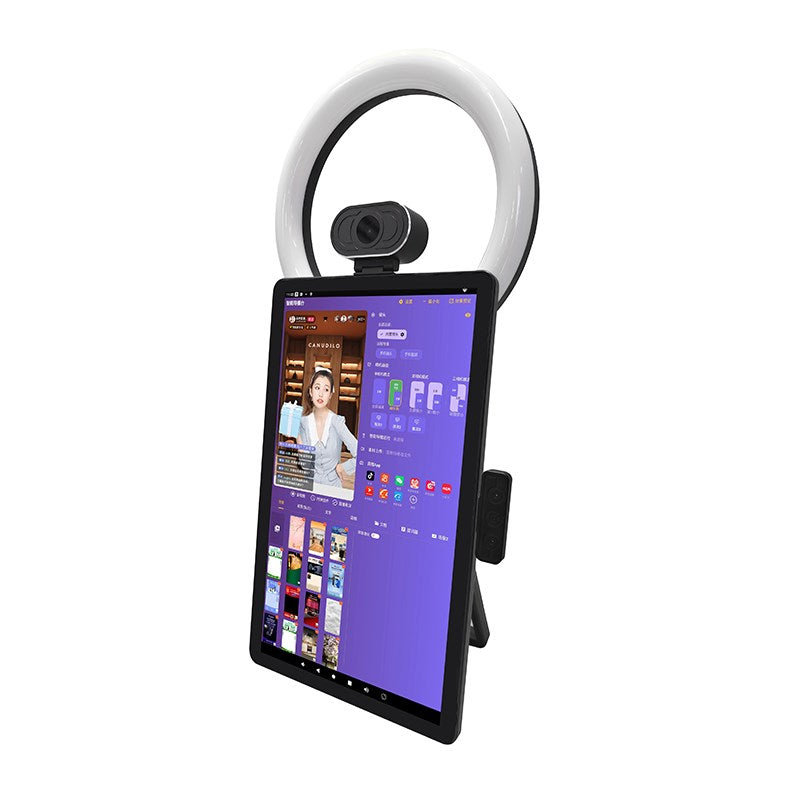 Twisted Minds S3 All-in-One Live Broadcast Desktop 15.6" FHD LCD Screen, 50MP Magnetic Camera, Android 12 System, Adjustable Bracket