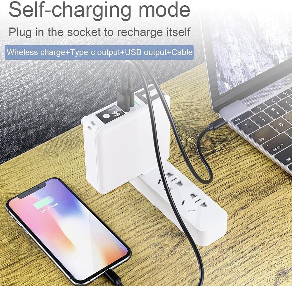 BoxWave Wireless Rejuva Wall Charger (10000mAh) (18W), Wireless Rejuva Wall Charger (10000mAh)