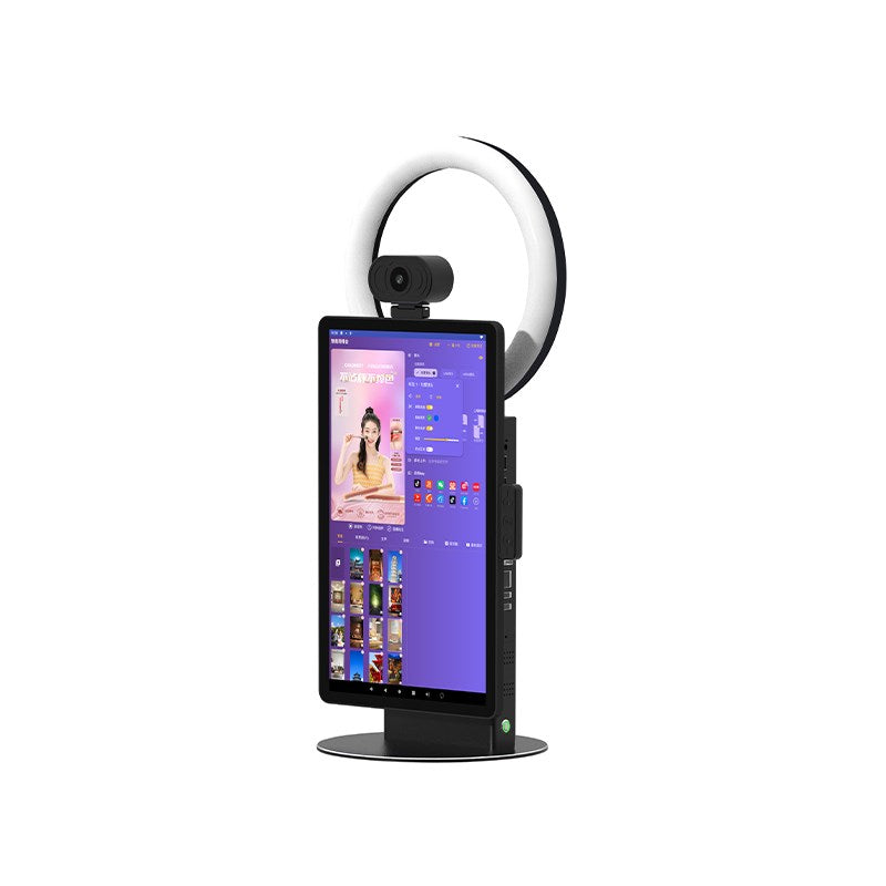 Twisted Minds S1 All-in-One Live Broadcast Desktop 15.6" FHD LCD Screen, 50MP Magnetic Camera, Android 11 System, Fixed Stand