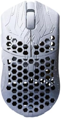 Finalmouse ULX Frostlord Wireless Gaming Mouse, Frostlord White 33g Ultra-Light Carbon Fiber Composite, 8000Hz Polling Rate, PixArt Sensor, Huano BlueShell Switches, Esports FPS Mouse (Classic)