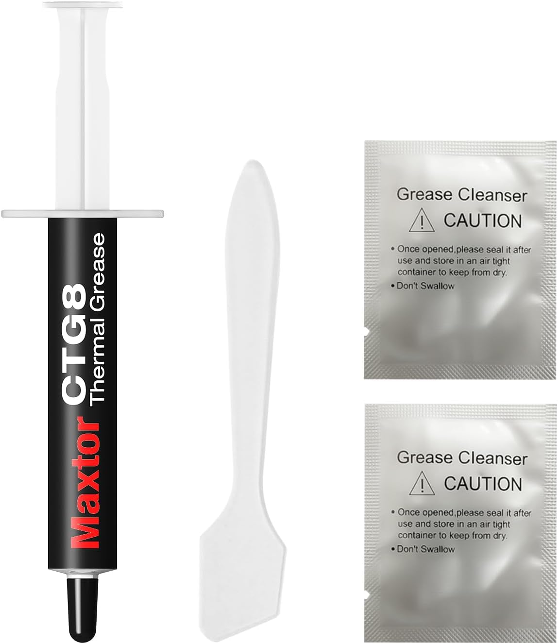 CTG08 High-Performance Thermal Computer  Paste (12.8 W/mK) – Non-Conductive CPU & GPU Thermal Compound for PC Building & Gaming