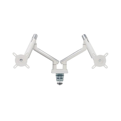 Twisted Minds Dual Monitors Premium Slim Spring-Assisted Monitor Arms - White