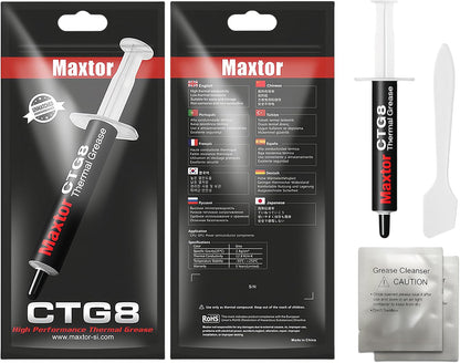 CTG08 High-Performance Thermal Computer  Paste (12.8 W/mK) – Non-Conductive CPU & GPU Thermal Compound for PC Building & Gaming