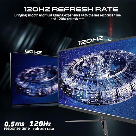 GAMEON GOES22FHD120IPS 22" FHD, 120Hz, MPRT 0.5ms, HDMI 2.1, Fast IPS Gaming Monitor (Support PS5) - Black