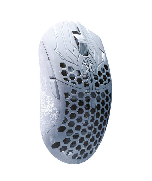 Finalmouse Wireless Gaming Mouse, Frost White, 33g Ultra-Lightweight, 8000Hz Polling Rate, Carbon Fiber Composite, ULX Frostlord, for Esports Gaming SKU: ULX Frostlord