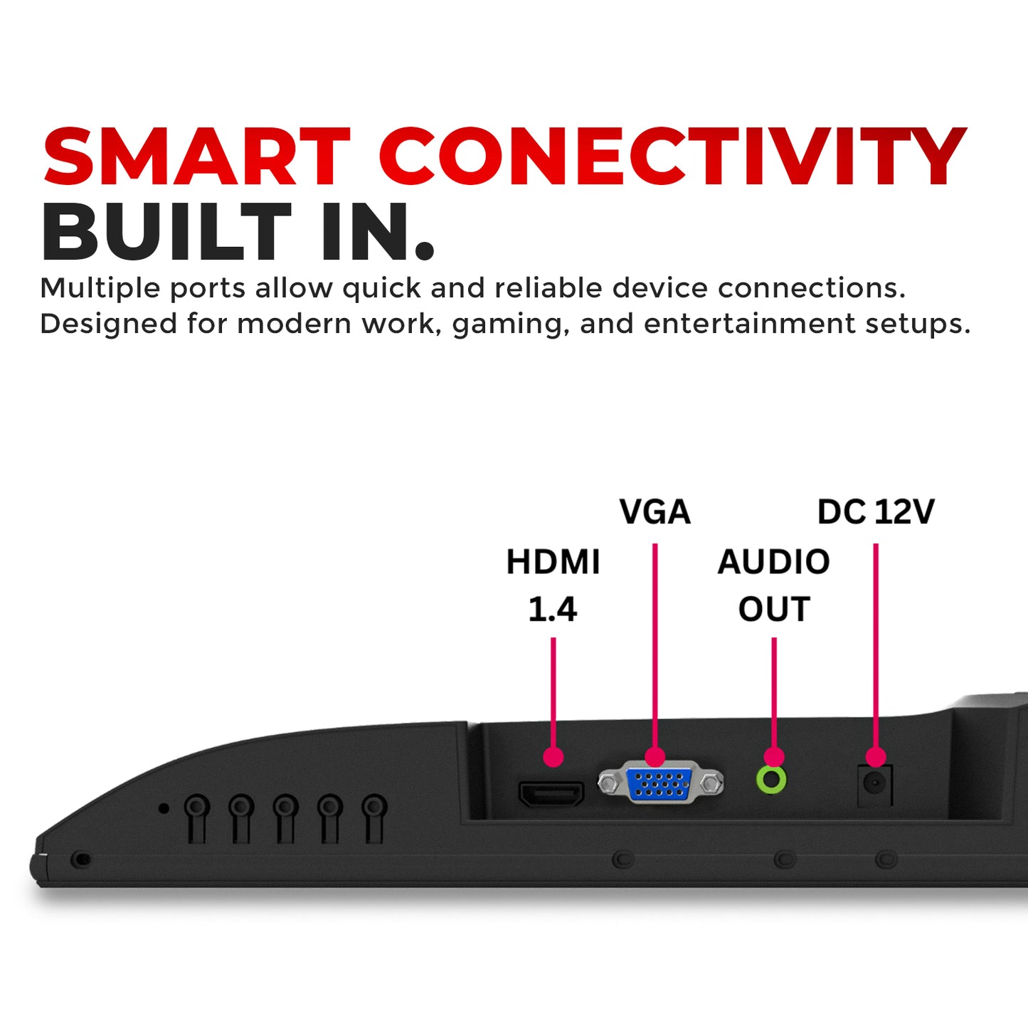 GAMEON 22 Inch FHD Gaming Monitor 1920x1080 Fast IPS Display 100Hz Refresh Rate 5ms Response Time Adaptive Sync HDMI 1.4 for PC Console Gaming and Office Use
